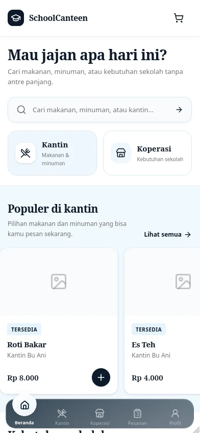 SchoolCanteen screenshot 1